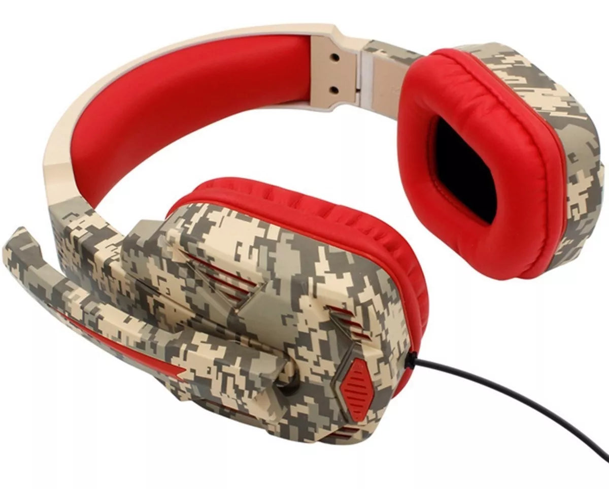 Audífonos Gamer Camuflado